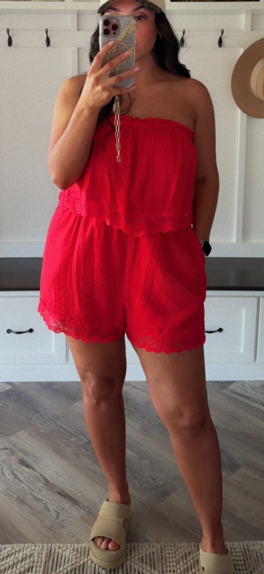 Cherry Bomb Romper