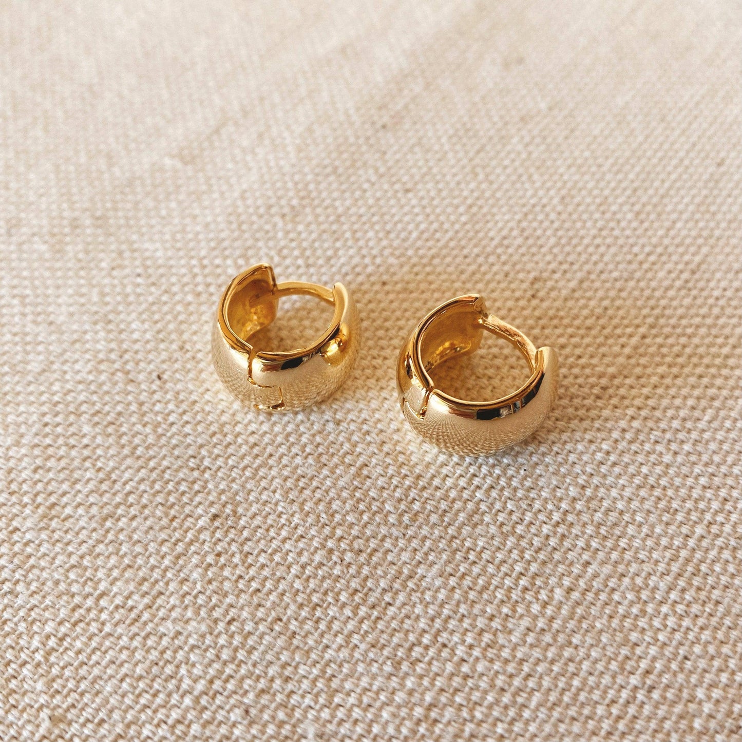 18k Gold Filled Harlye Huggies